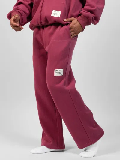 Comfrt Affirmation Straight Leg Sweatpants In Purple
