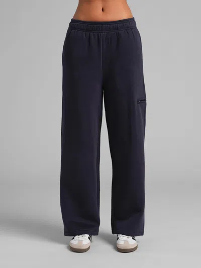 Comfrt Airplane Mode Straight Leg Sweatpants In Blue