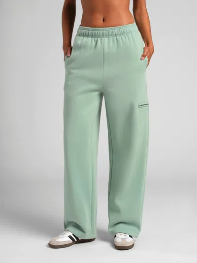 Comfrt Airplane Mode Straight Leg Sweatpants In Green