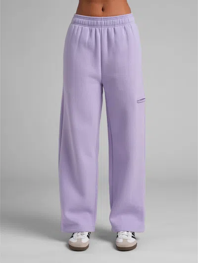 Comfrt Airplane Mode Straight Leg Sweatpants In Purple