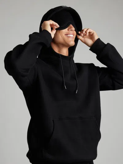 Comfrt Airplane Mode Travel Hoodie In Black