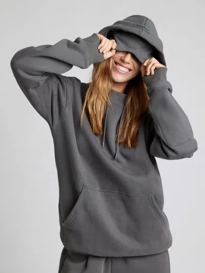 Comfrt Airplane Mode Travel Hoodie In Gray
