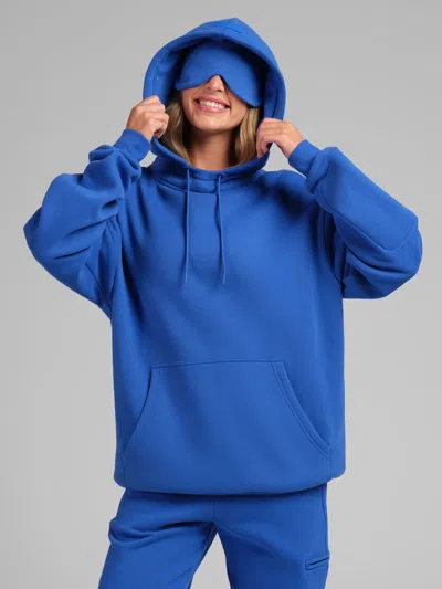 Comfrt Airplane Mode Travel Hoodie – Mega In Blue