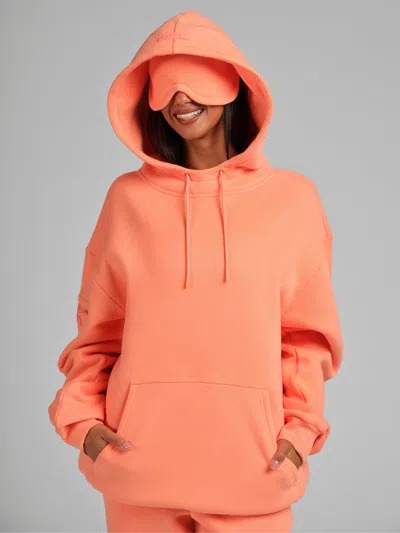 Comfrt Airplane Mode Travel Hoodie – Mega In Orange