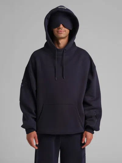 Comfrt Airplane Mode Travel Hoodie – Mega In Blue