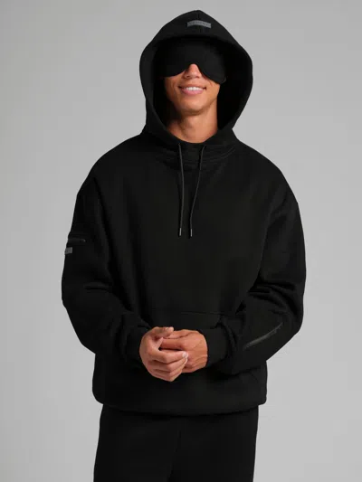 Comfrt Airplane Mode Travel Hoodie – Mega In Obsidian