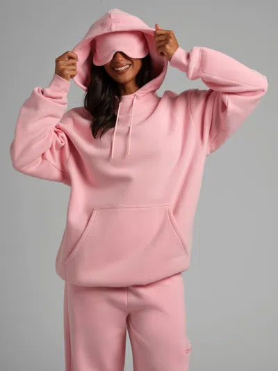 Comfrt Airplane Mode Travel Hoodie – Mega In Pink