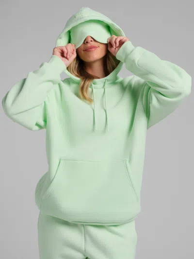 Comfrt Airplane Mode Travel Hoodie – Mega In Pistachio Cream