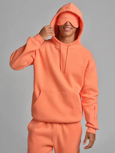 Comfrt Airplane Mode Travel Hoodie In Orange
