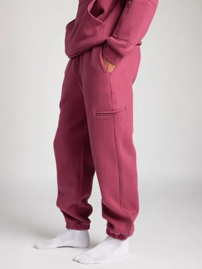 Comfrt Airplane Mode Travel Sweatpants In Pink