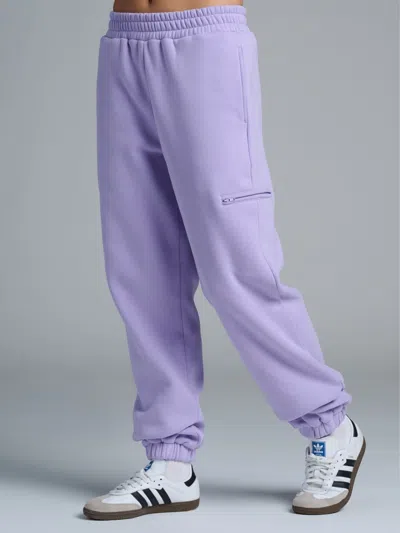 Comfrt Airplane Mode Travel Sweatpants In Purple