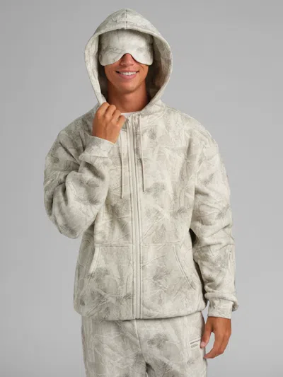 Comfrt Airplane Mode Travel Zip Hoodie – Mega In Gray