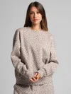 Comfrt Basic Crop Crew Sweatshirt In Multi