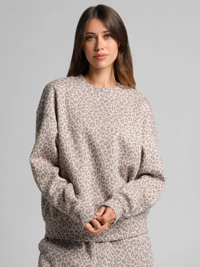 Comfrt Basic Crop Crew Sweatshirt In Multi
