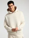 Comfrt Basic Crop Hoodie In Gray