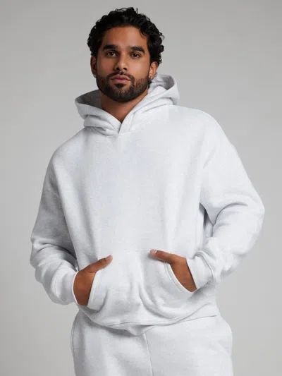 Comfrt Basic Crop Hoodie In White