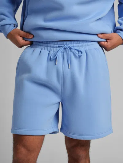 Comfrt Basic Fleece Short In Blue
