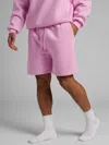 Comfrt Basic Fleece Short In Pink