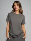 Comfrt Basic Lightweight Tee Shirt In Gray
