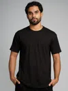 Comfrt Basic Lightweight Tee Shirt In Onyx Black