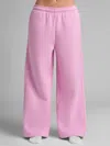 Comfrt Basic Wide Leg Sweatpants In Pink