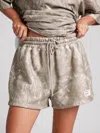 Comfrt Camo Shorts In Neutral