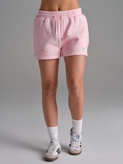 Comfrt Camo Shorts In Pink