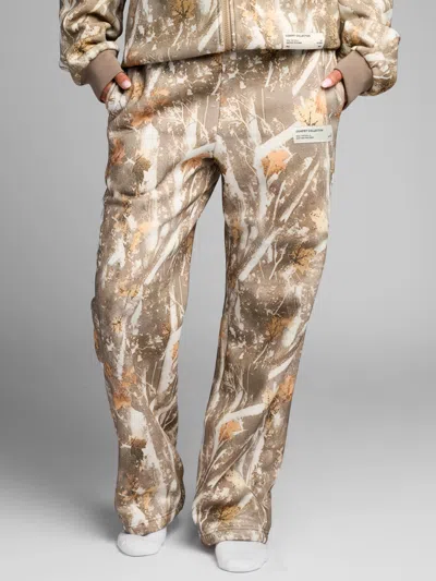 Comfrt Camo Straight Leg Sweatpants In Multi