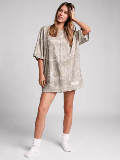 Comfrt Camo Tee Shirt In Gray