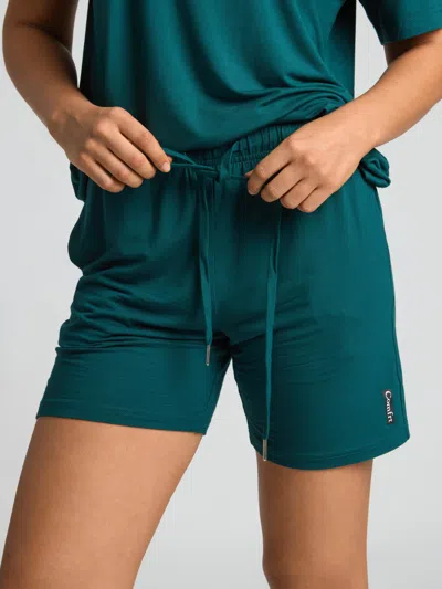 Comfrt Cloud Lounge Shorts In Green