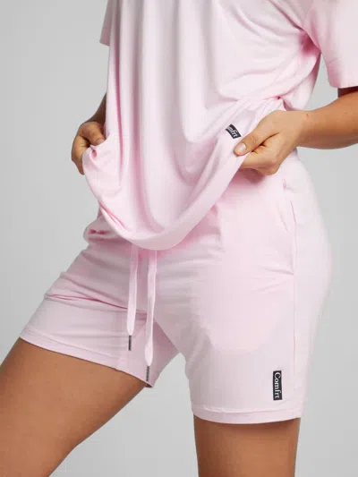 Comfrt Cloud Lounge Shorts In Pink