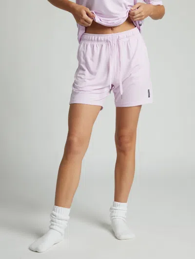 Comfrt Cloud Lounge Shorts In Purple