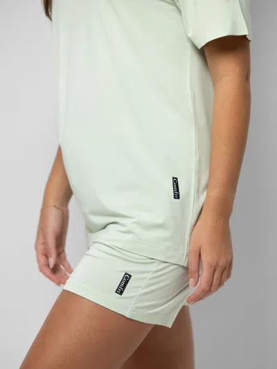 Comfrt Cloud Lounge Shorts In Silver Pink