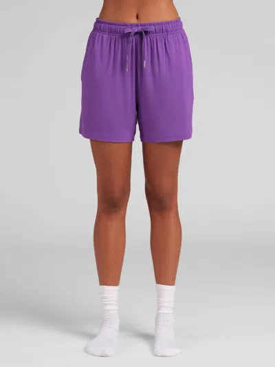 Comfrt Cloud Lounge Shorts In Purple