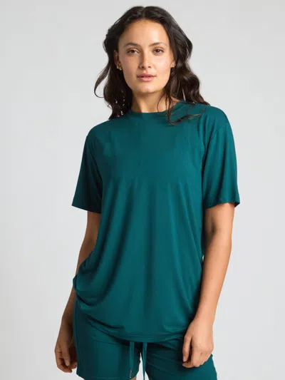 Comfrt Cloud Lounge Tee Shirt In Green
