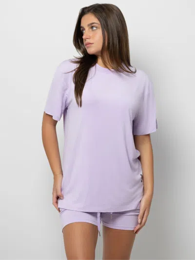Comfrt Cloud Lounge Tee Shirt In Pink