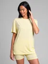 Comfrt Cloud Lounge Tee Shirt In Yellow