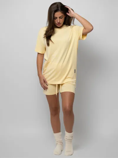 Comfrt Cloud Lounge Tee Shirt In Yellow