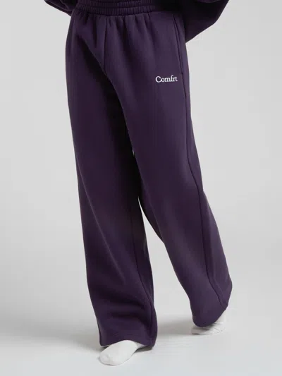 Comfrt Cloud Straight Leg Sweatpants In Blackberry