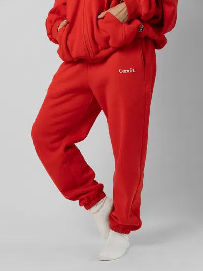 Comfrt Cloud Sweatpants In Red