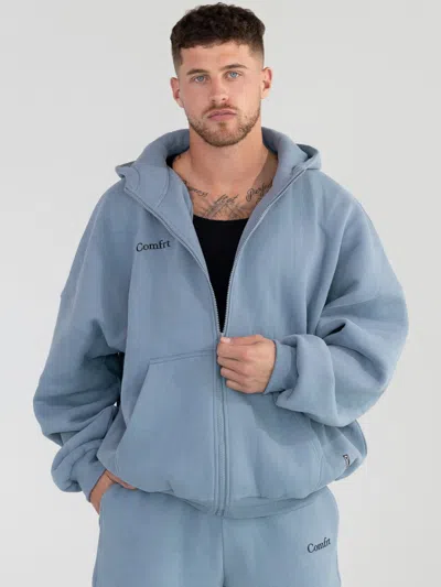 Comfrt Cloud Zip Hoodie In Blue