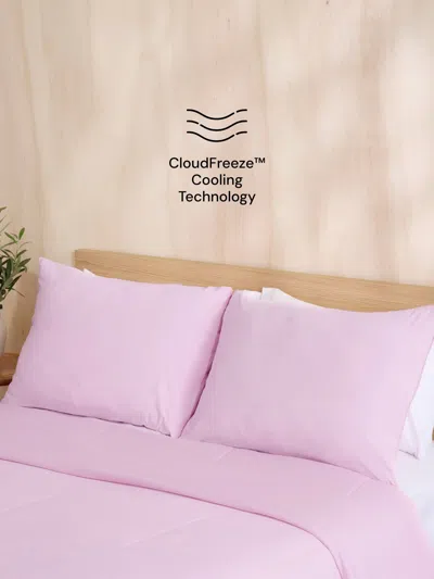 Comfrt Cloudfreeze™ Cooling Pillow Cases In Pink