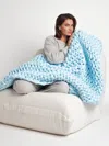 Comfrt Cuddlecloud Weighted Blanket In Blue
