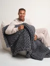 Comfrt Cuddlecloud Weighted Blanket In Gray