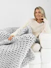 Comfrt Cuddlecloud Weighted Blanket In Gray