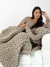 Comfrt Cuddlecloud Weighted Blanket In Brown