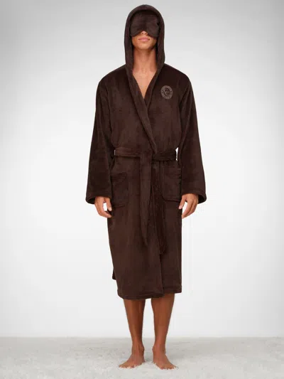 Comfrt Do Not Disturb Dreamday™ Plush Robe In Brown