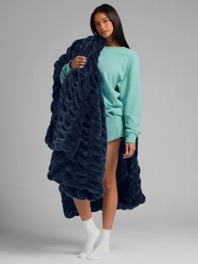 Comfrt Dreamer Blanket In Blue