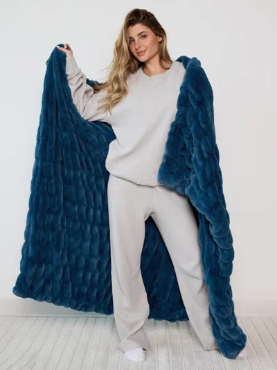Comfrt Dreamer Blanket In Blue