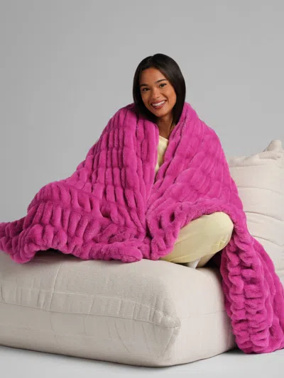 Comfrt Dreamer Blanket In Purple